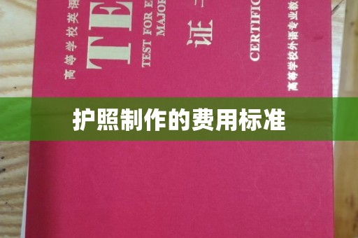 五莲护照制作的费用标准