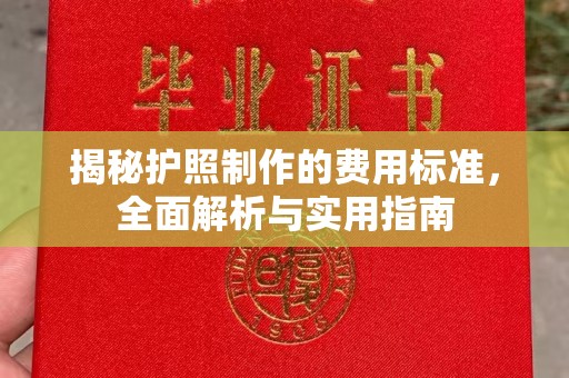五莲揭秘护照制作的费用标准，全面解析与实用指南
